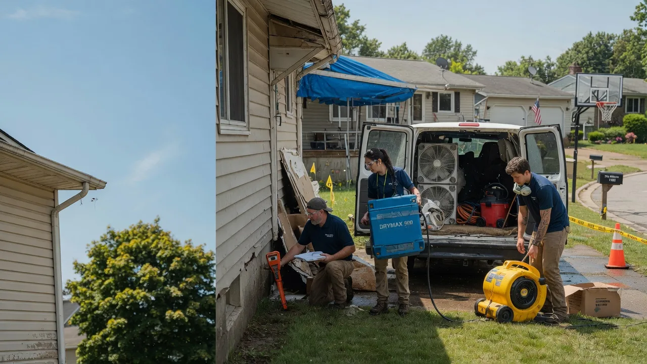 Ceiling Leak Cleanup in Lyndon, KS near me