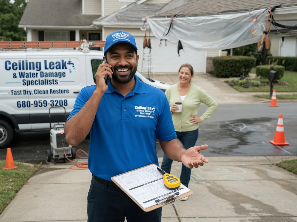 Ceiling Leak Cleanup Lyndon, KS FAQs
